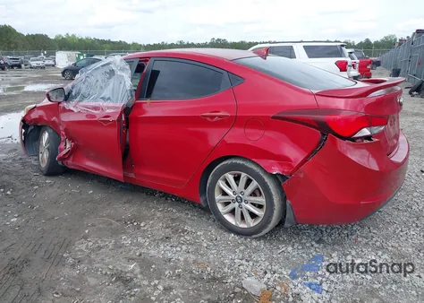 2015 Hyundai Elantra Se z USA, uszkodzony, nr VIN KMHDH4AE2FU377597